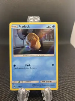 Psyduck 7/18 Holo Detective Pikachu Pokemon Trading Card - Image 1