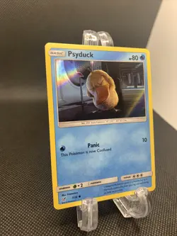 Psyduck 7/18 Holo Detective Pikachu Pokemon Trading Card - Image 2