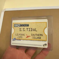 Pokemon Eon Ticket Ruby Sapphire GBA E-Reader Card 2003 AUTHENTIC - Image 2