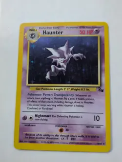 ✨ Haunter - Fossil Set - 6/62 - Holo Rare - Vintage WOTC Pokemon Card (1999) ✨ - Image 1