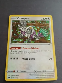 Oranguru 148/202 - Sword & Shield - Holo - Pokemon TCG Card - NM - Image 1
