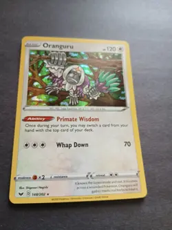 Oranguru 148/202 - Sword & Shield - Holo - Pokemon TCG Card - NM - Image 3