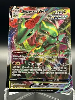 Pokemon TCG Rayquaza VMAX Holo Ultra Rare Card 111/203 - Image 1