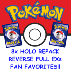 Pokemon 8X Card ALL Holos Pack Guaranteed! NO Dupes/Energy Reverses Ex's - Image 1