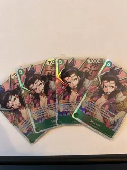 4x One Piece Royal Blood Smoker SR OP10-030 Card English PLAYSET - Pack Fresh NM - Image 1