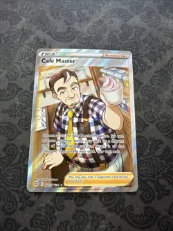 Cafe Master TG25/TG30 Full Art Brilliant Stars Pokemon Card - Image 1