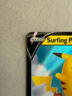 Pokemon TCG 2021 Celebrations Surfing Pikachu v Holo Rare Card 008/025 NM - Image 2