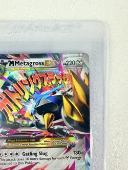Pokemon TCG M Metagross EX Black Star Promo Card XY35 Ultra Rare 2014 - Image 3