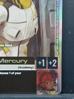 Suletta Mercury (C+) ST01-011 Alt Art Parallel Foil Texture Gundam Card Game - Image 4