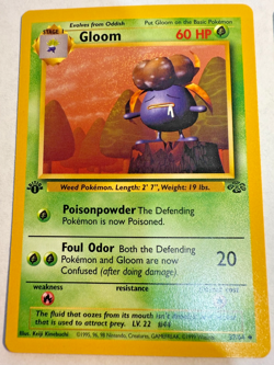 Vintage Oddish Gloom Vileplume FIRST EDITION Cards Jungle Set Pokemon TCG Lot - Image 3