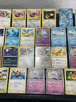 (30) EEVEE CARDS LOT VTG GLACEON LEAFEON ESPEON JOLTEON EVOLUTION Holo Halloween - Image 3