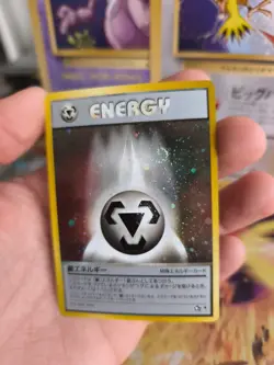 Pokemon Karte Card Metall Steel Energy Neo Genesis Holo Wotc japanese NM Swirl - Image 2