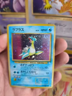 Pokemon Karte Card Lapras Mysterious Of Fossil 1997 Holo Wotc japanese NM- Swirl - Image 3