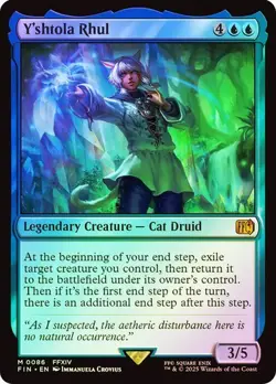 NM Foil Y'shtola Rhul, MTG, Final Fantasy, Magic the Gathering, 86 - Image 1