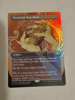 Thousand Year Elixir - Foil - Borderless Special Guests Lorwyn Eclipsed 148 NM - Image 1