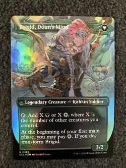 Magic MTG - Brigid, Clachan's Heart (Borderless) Foil - Lorwyn Eclipsed - Image 2