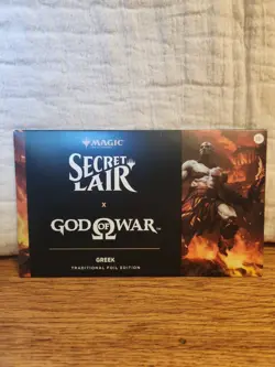 Secret Lair x God of War: Greek FOIL -Playstation- MTG - Magic The Gathering NEW - Image 1