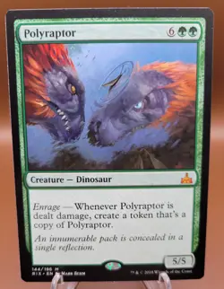 Polyraptor x1 MTG Rivals of Ixalan Magic Near Mint NM English - Image 1