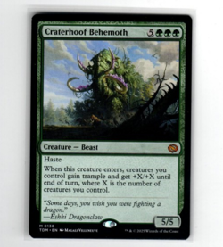 Craterhoof Behemoth Tarkir: Dragonstorm Regular - Image 1