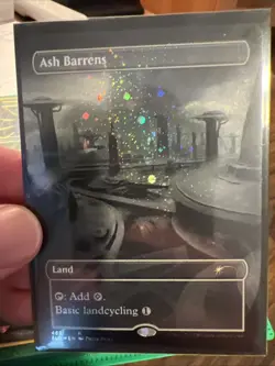 Ash Barrens (Borderless) (Galaxy Foil) Secret Lair Drop Foil - Image 1