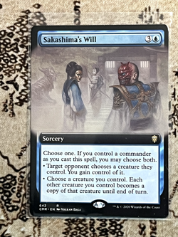Sakashima's Will (Extended Art) - Commander Legends - 642 - #Lightly Played - Image 1