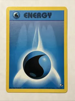 Pokemon TCG Gym Heroes - 132/132 Water Energy Card - Image 1