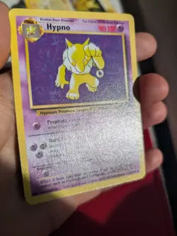 Hypno 23/62 Fossil Non-Holo Rare WOTC Pokemon Card Excellent Condition - Image 3