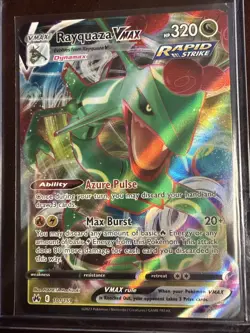 Pokemon TCG Rayquaza VMAX Crown Zenith Holo Ultra Rare Card 101/159 - Image 1