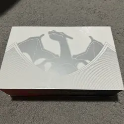 CHARIZARD UPC Pokemon TCG Sword Shield UPC Mat Dice EMPTY BOX ALL Accessories - Image 1