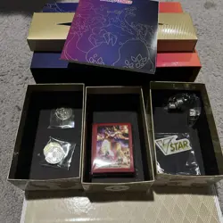 CHARIZARD UPC Pokemon TCG Sword Shield UPC Mat Dice EMPTY BOX ALL Accessories - Image 3