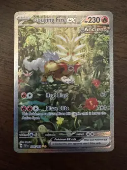 Gouging Fire ex 204/162 SIR Pokemon TCG Temporal Forces NM - Image 1