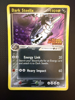 Dark Steelix EX Team Rocket Returns #10/109 Reverse Holo Stamped 2004 Pokemon - Image 1