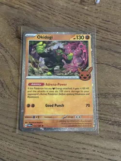 Pokemon TCG - Okidogi Trick Or Trade 2024 - 111/167 Cosmos Holo - Stamped - NM - Image 2