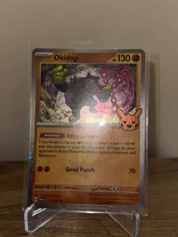 Pokemon TCG - Okidogi Trick Or Trade 2024 - 111/167 Cosmos Holo - Stamped - NM - Image 3