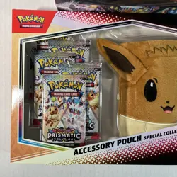 Pokemon Prismatic Evolutions Accessory Pouch Collection & Surprise Box NEW LOT - Image 2