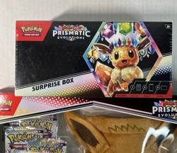 Pokemon Prismatic Evolutions Accessory Pouch Collection & Surprise Box NEW LOT - Image 4