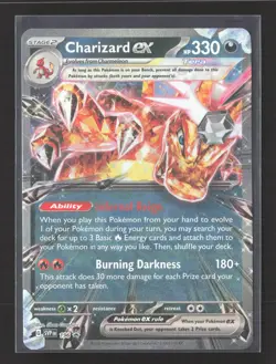 Pokemon 2023 Scarlet & Violet Promo Charizard EX #SVP EN 196 - Image 1
