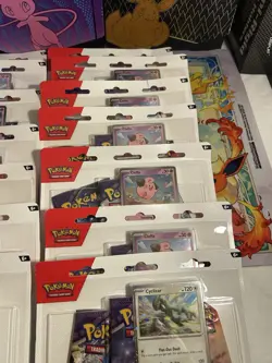 Lot Of 14 - Pokemon TCG Temporal Forces 3 Pack Blister (11 Cleffa, 3 Cyclizar) - Image 3