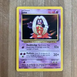 Pokemon TCG Jynx Base Set 31/102 Regular Unlimited Uncommon MP - Image 1