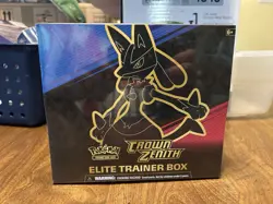 Pokemon ​TCG: Sword & Shield Crown Zenith Elite Trainer Box ETB - Sealed - Image 1