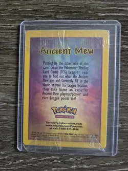 Ancient Mew - SEALED- Mint - Promo from Pokemon the Movie 2000: The Power Of One - Image 5