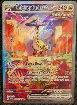 Pokemon TCG Raging Bolt ex 208/162 Temporal Forces Special Illustration Rare NM - Image 1