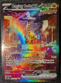 Pokemon TCG Raging Bolt ex 208/162 Temporal Forces Special Illustration Rare NM - Image 3