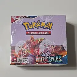 Sealed Pokemon TCG Sword & Shield Battle Styles Booster Box English New Sealed - Image 1