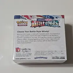 Sealed Pokemon TCG Sword & Shield Battle Styles Booster Box English New Sealed - Image 3