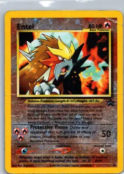 Pokemon TCG Entei 34/53 Wizards Black Star Promos Holo D - Image 1