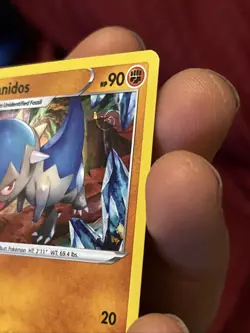 Pokemon TCG Cranidos SWSH274 SWSH Black Star Promos Holo NM W/ REAL SWIRL - Image 4