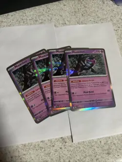 [4x Playset] Munkidori 044/131 Sv: Prismatic Evolutions Pokemon TCG HOLO - Image 1