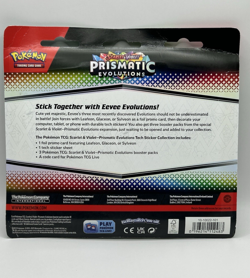 Pokemon TCG Scarlet Violet Prismatic Evolutions Tech Sticker Collection Leafeon - Image 2