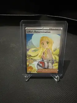 Pokemon TCG Lillie's Determination SIR 184/132 Mega Evolution Secret Rare NM ENG - Image 1